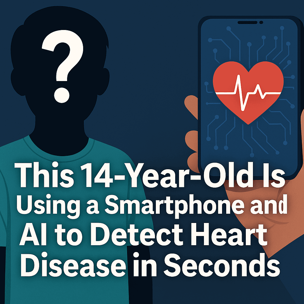 This 14-Year-Old Is Using a Smartphone and AI to Detect Heart Disease in Seconds