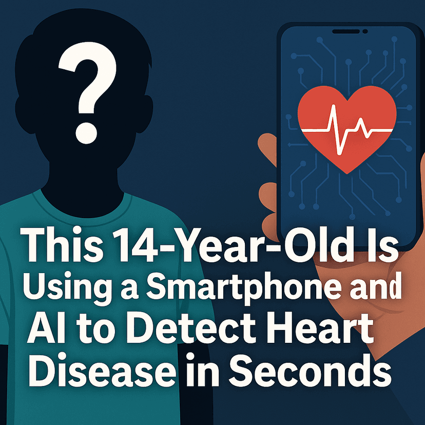 This 14-Year-Old Is Using a Smartphone and AI to Detect Heart Disease in Seconds
