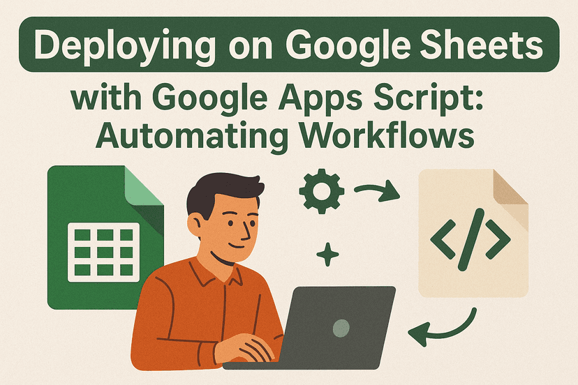 Deploying on Google Sheets with Google Apps Script: Automating Workflows
