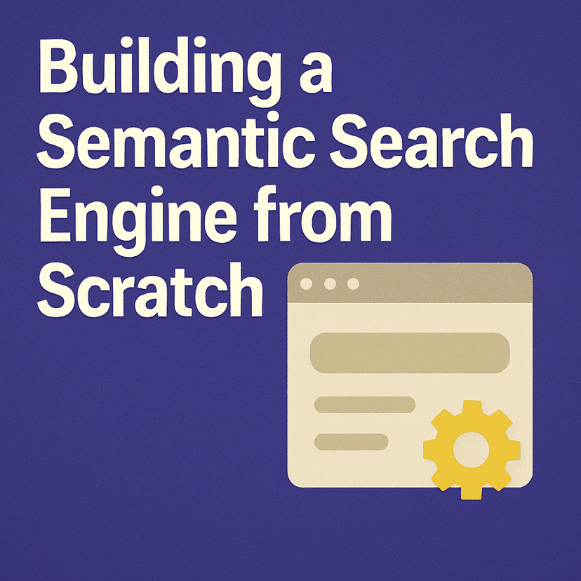 Building a Semantic Search Engine from Scratch