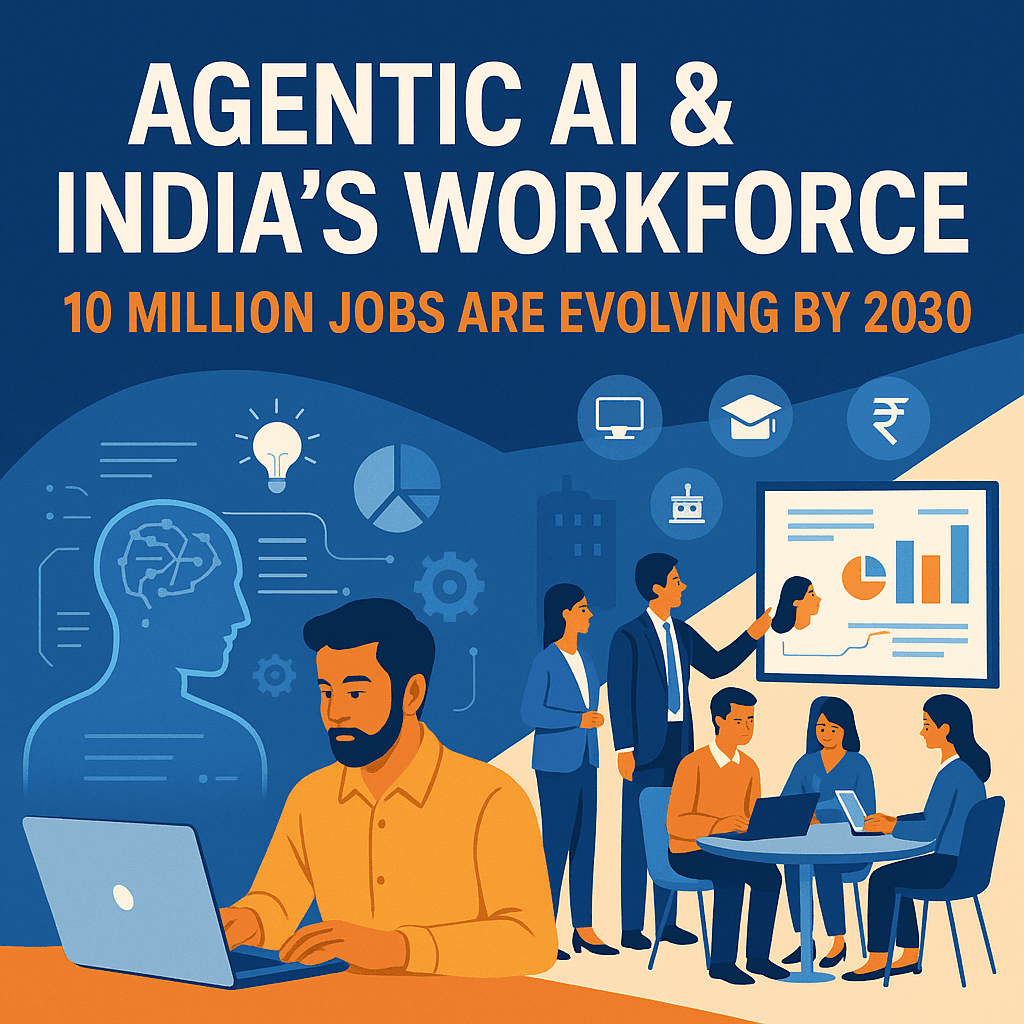Agentic AI: The Quiet Revolution That Could Transform 10 Million Indian Jobs by 2030